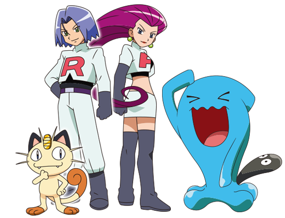 Wobbuffet - Pokemon Xy James Of Team Rocket (588x461), Png Download