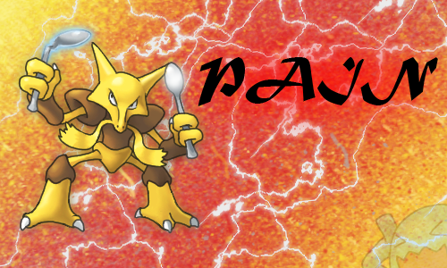 Sig << Big Thanks To Wobbuffet For Sig - Alakazam Pokemon (500x300), Png Download