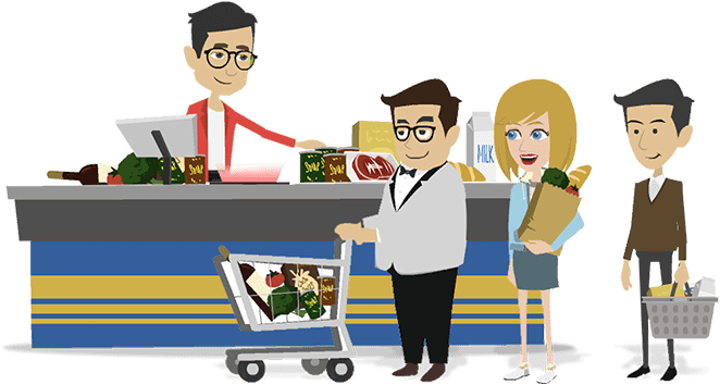 Acquire New Customers - Png Pictures For Supermarket (675x456), Png Download