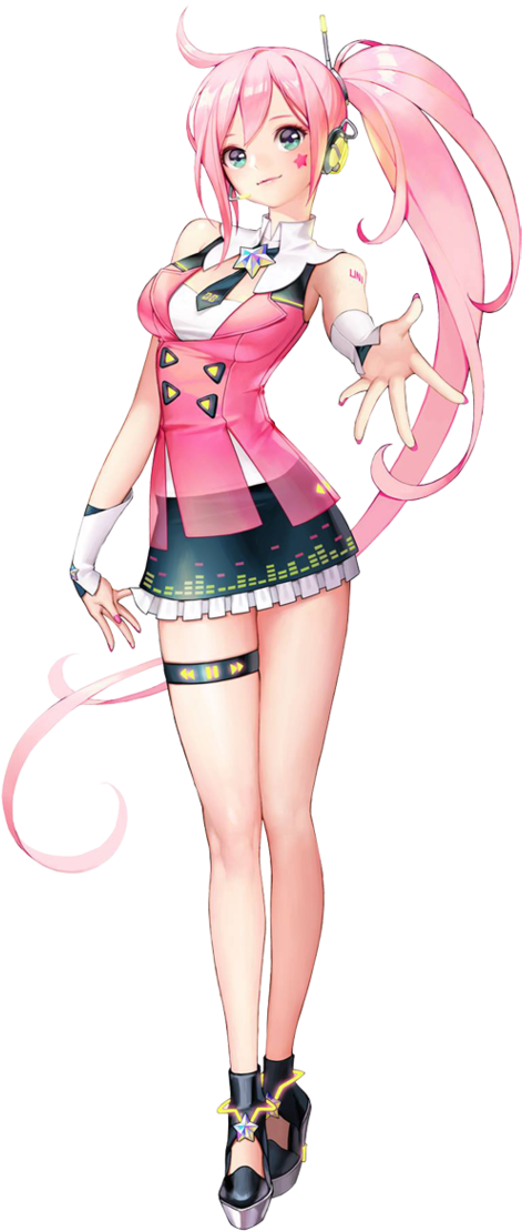 Final Design Uni - Vocaloid Uni (500x1139), Png Download