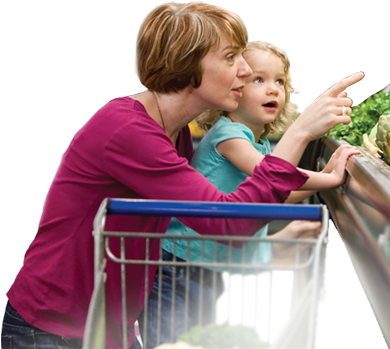 People Supermarket Png - Shopping Supermarket People Png (864x360), Png Download