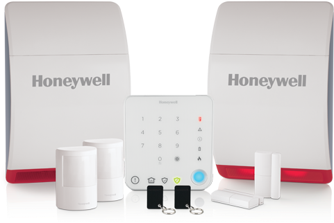 Wireless Home And Garden Alarm With Intelligent - Honeywell Wireless Alarm (600x400), Png Download