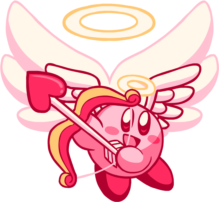 Cupid Kirby Download - Cupid Kirby (850x800), Png Download