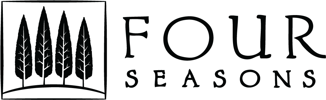 Four Seasons Apartments And Townhomes - Logo (1162x375), Png Download