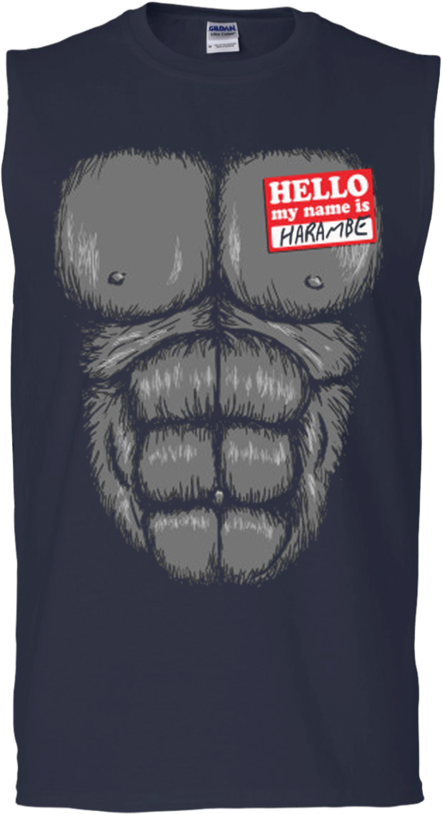 Harambe Halloween - Gorilla Halloween Tshirt (1155x1155), Png Download