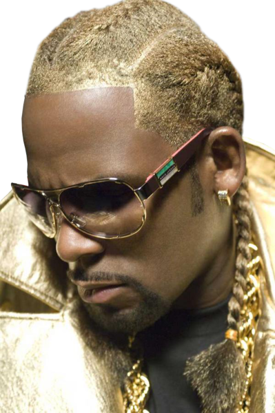 R Kelly Gold - Meteor Man Golden Hair (399x600), Png Download