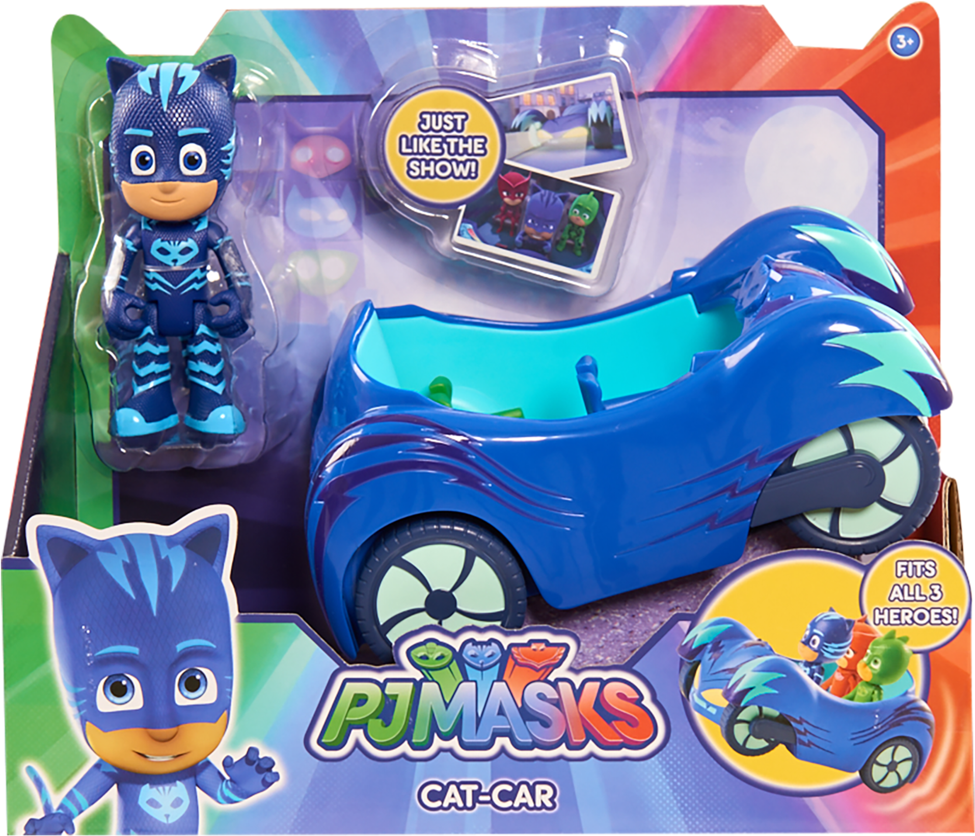 Pj Masks Vehicles Asst, , Large - Pj Masks Cat Boy Car (2000x2000), Png Download