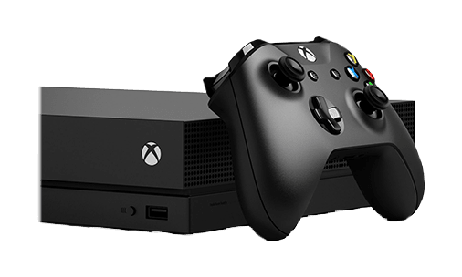 Xbox One X - Microsoft Xbox One X - 1 Tb - Black (550x434), Png Download