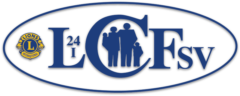 Lions Charity Foundation - Lions International Square Sticker 3" X 3" (800x333), Png Download
