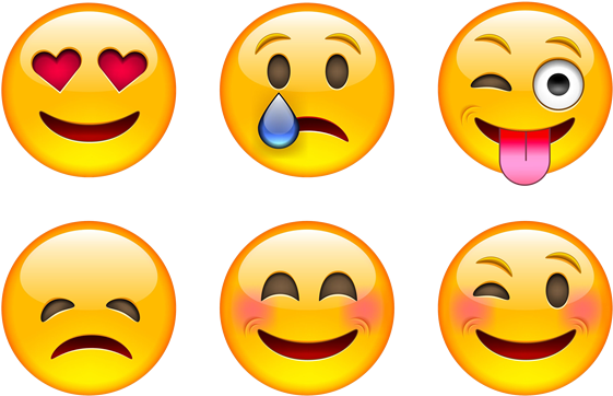 Lost In Translation - Emojis In A Row (600x366), Png Download