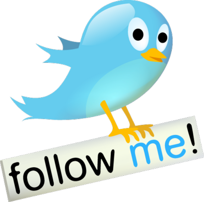 Logo Twitter Follow Me (400x395), Png Download