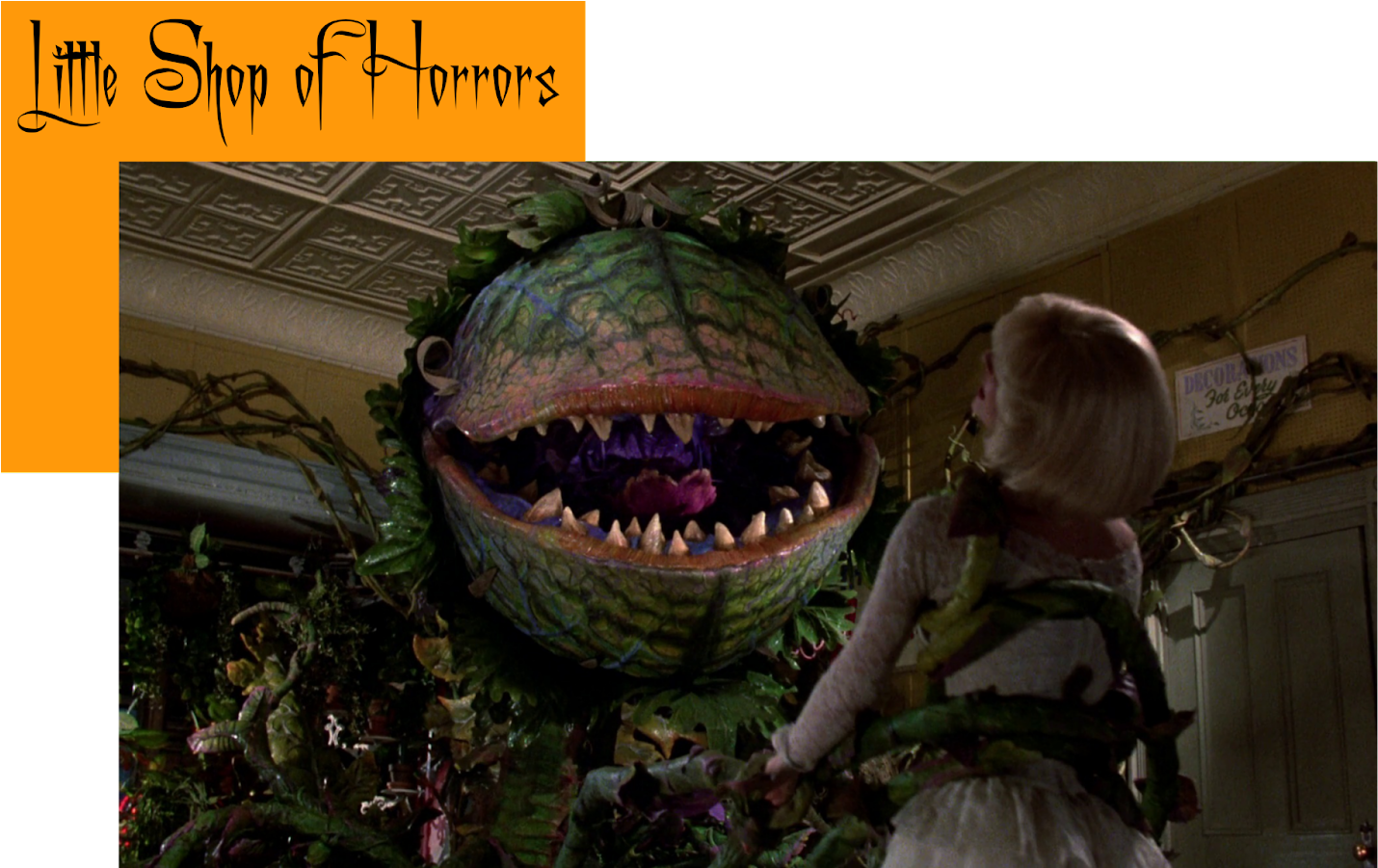 Little Shop Of Horrors Plant (1600x900), Png Download
