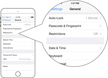 Tap Restrictions - Apple Disabled Button (409x370), Png Download