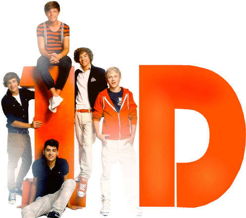 Follow Me On Twitter @iamjocy - One Direction Logo Orange (700x700), Png Download