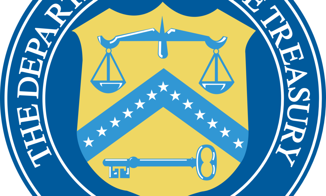 Del - Department Of The Treasury (1140x684), Png Download