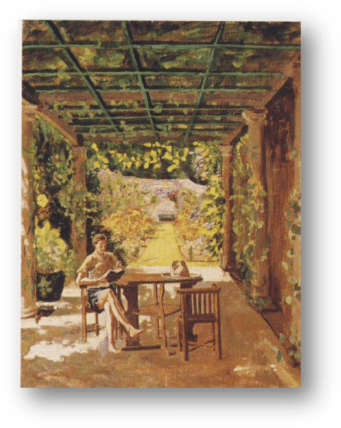 141013 Art Talk 13th October - Churchill's Paintings (502x626), Png Download