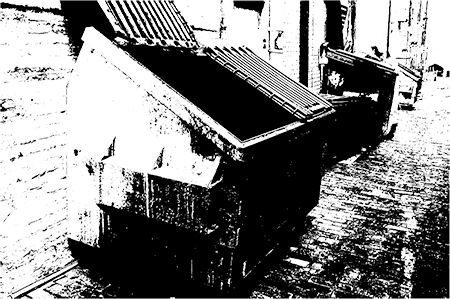 The Ruse In Cocaine Alley By William Mahoney - Monochrome (450x299), Png Download