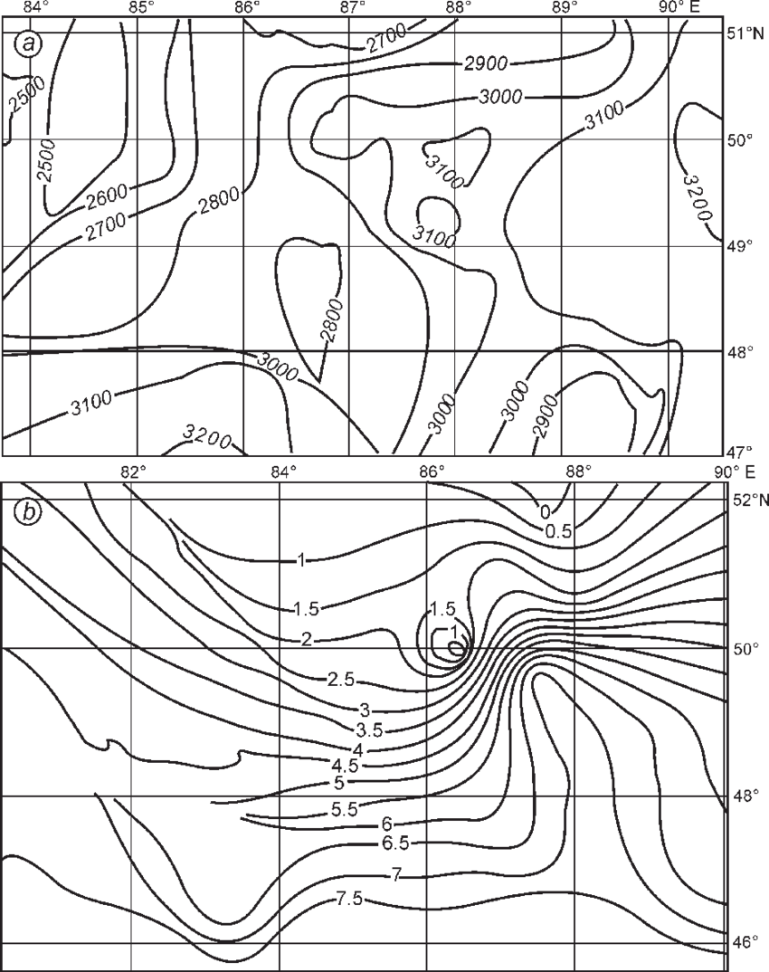 Maps Of Distribution Of The Equilibri Um Line Altitudes - Glacier (850x1074), Png Download