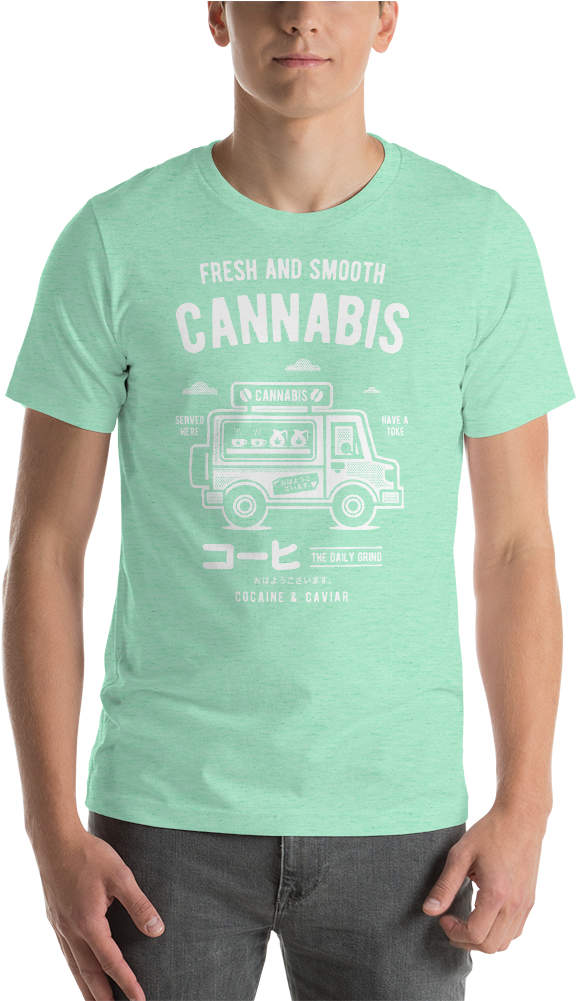 Cannabis Truck Shirt (1000x1000), Png Download