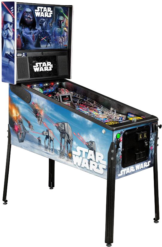 Star Wars Premium Pinball - Star Wars Premium Pinball Machine By Stern (541x825), Png Download