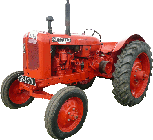 Tractor Png Transparent - Nuffield Universal (578x500), Png Download
