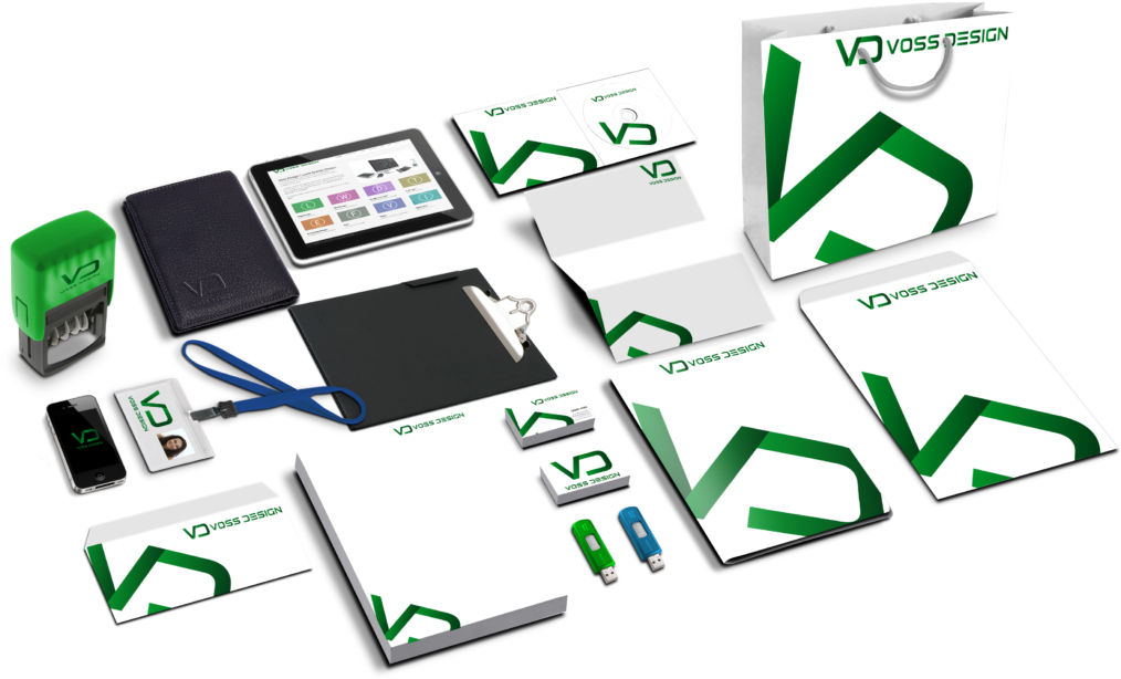 Business Essentials - Corporate Identity Mockup Png (1024x629), Png Download