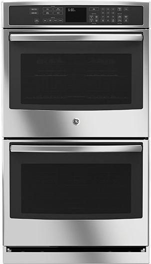 Ovens - Ge Profile 30 Double Oven Stainless Steel (400x600), Png Download