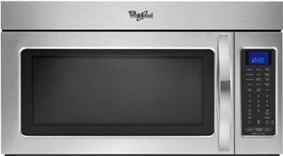 Dishwashers - Whirlpool 1.7 Cu. Ft. Microwave Hood Combination (400x600), Png Download