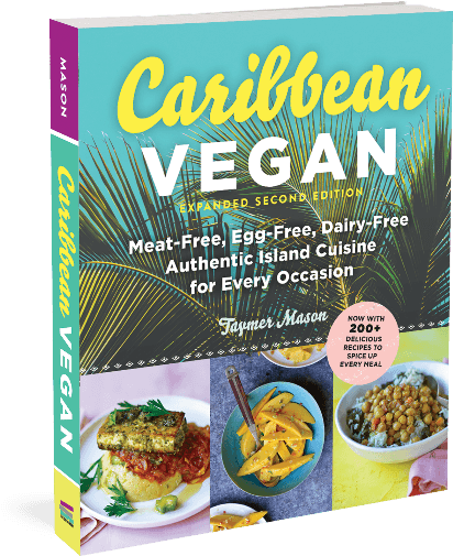 Caribbean Vegan By Taymer Mason - Caribbean Vegan: Meat-free, Egg-free, Dairy-free, Authentic (433x505), Png Download