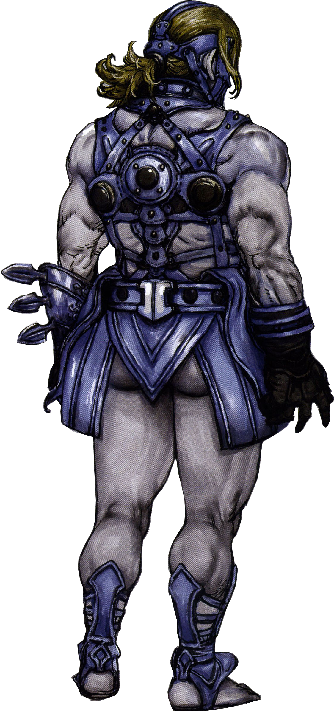 Spartacus Back - Berserker Of Red Spartacus (1653x2384), Png Download