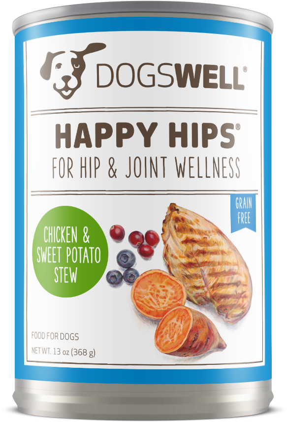 Happy Hips Chicken And Sweet Potato Canned Dog Food - Dogswell Vitality Chicken And Sweet Potato Canned Dog (700x950), Png Download