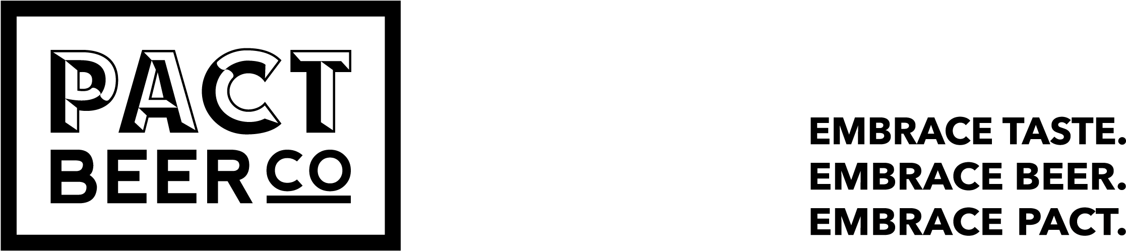 Pact Beer (2467x709), Png Download