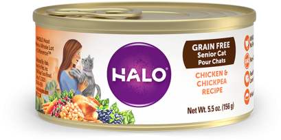Halo Holistic Grain Free Chicken And Chickpeas Recipe - Cat Food Rabbit Pate (454x314), Png Download