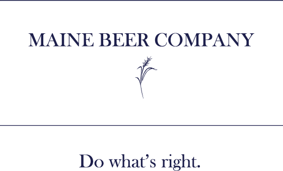 Maine Beer Logo - Maine Beer Co Logo (562x339), Png Download