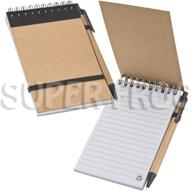 Notebook In Upright Format With 70 Lined Pages Made - Notizbuch Mit Kugelschreiber (650x650), Png Download