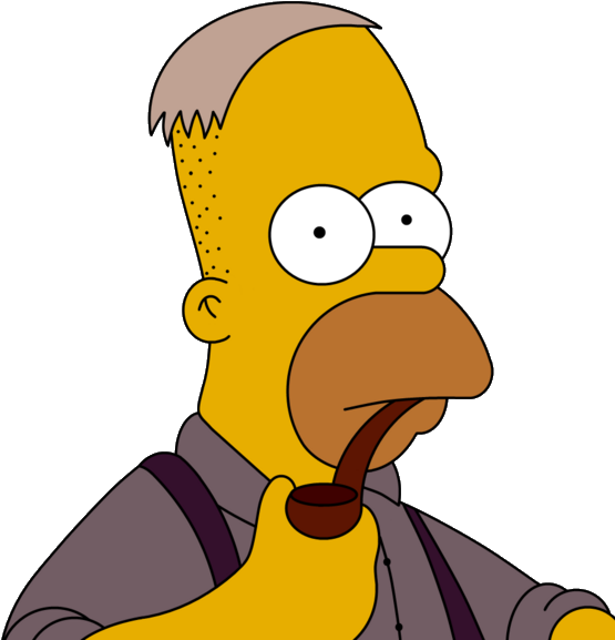 Hortense Simpson Lisa Simpson Angry - Orville Simpson (600x600), Png Download