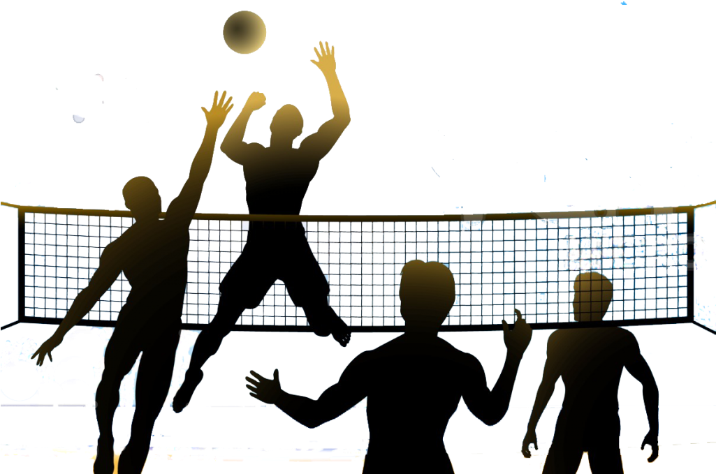 Antioch Herald Picture Black And White Library - Volleyball Png (1024x705), Png Download