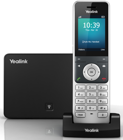 Yealink W56p Handset And Base Cordless Phone - Verizon One Talk Review (422x480), Png Download