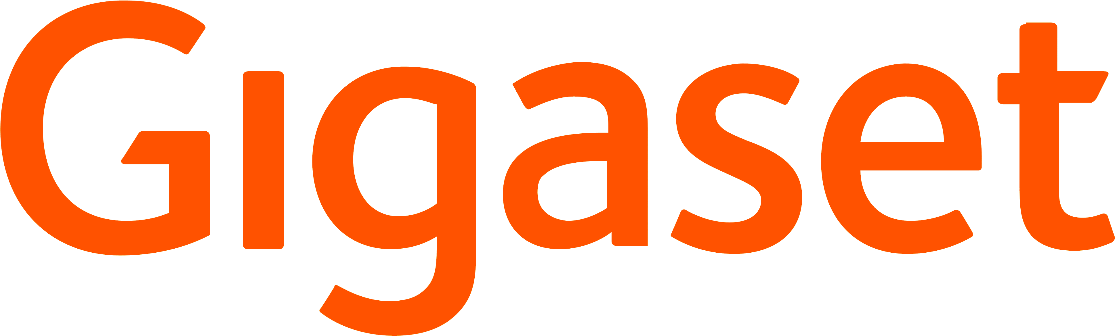 Gigaset Logo - Gigaset C530 A Cordless Duo (4006x1537), Png Download