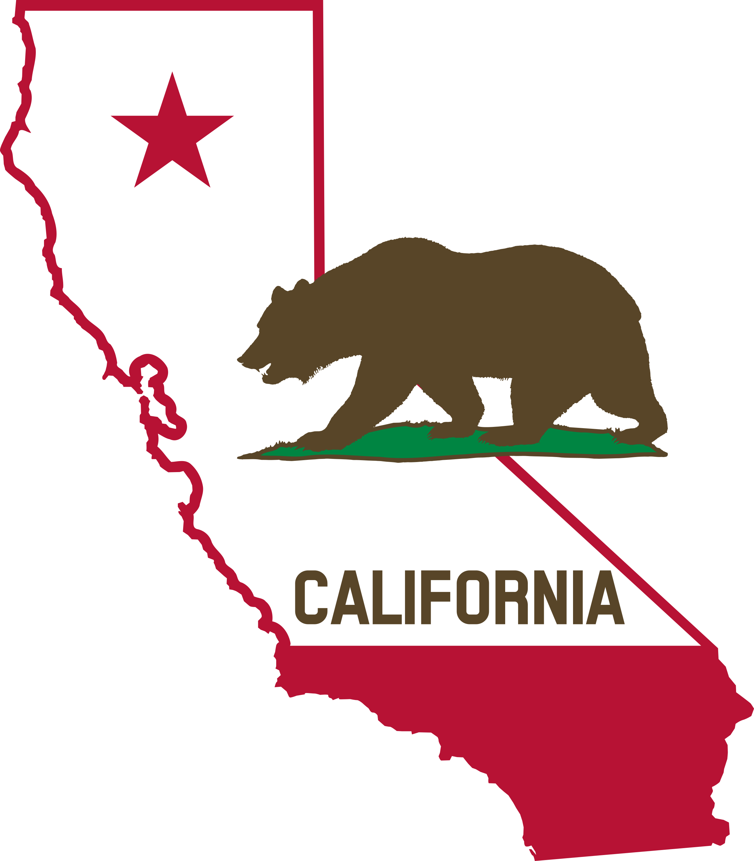 Parent Directory - Clipart Of California (2400x2743), Png Download