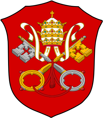 Papal States Coat Of Arms - Coat Of Arms States (429x425), Png Download