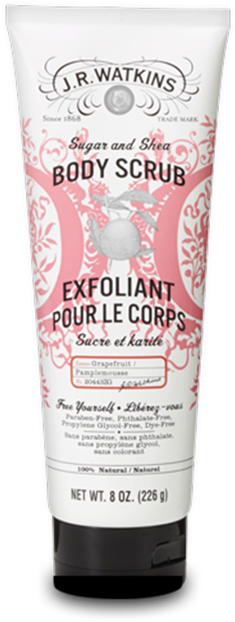 J.r. Watkins Sugar And Shea Body Scrub, Lavender, 240ml (880x880), Png Download