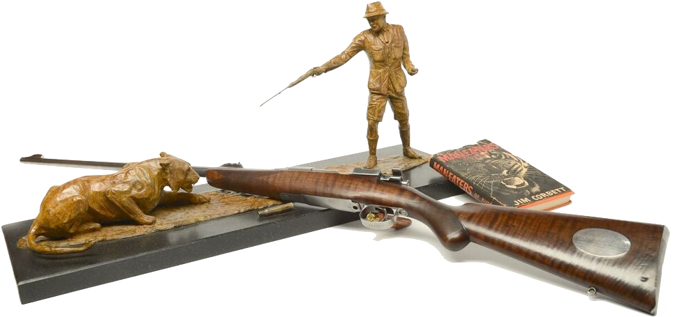 Rigby Honours The Legacy Of Jim Corbett With Limited - Sculpture (1024x554), Png Download