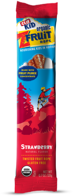 Strawberry Twist - Clif Zbar Kid Zfruit Strawberry Snack Bar - 0.7 Oz. (440x633), Png Download