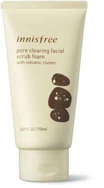 Pore Clearing Facial Scrub Foam With Volcanic Cluster, - Innisfree, Jeju Volcanic Pore Cleansing Foam, 150 Ml (450x450), Png Download