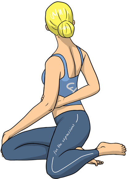 Overview - Yoga Bharadvaja's Twist (900x675), Png Download