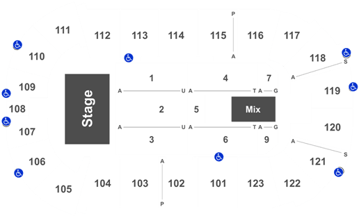 State Farm Arena Seating (525x317), Png Download