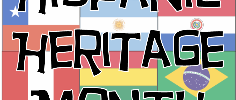 Hispanic Heritage Month At The Library - Spanish Heritage Month 2018 (756x321), Png Download
