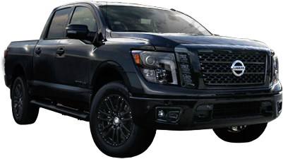 Midnight Edition - 2018 Nissan Titan Midnight Edition Png (540x248), Png Download