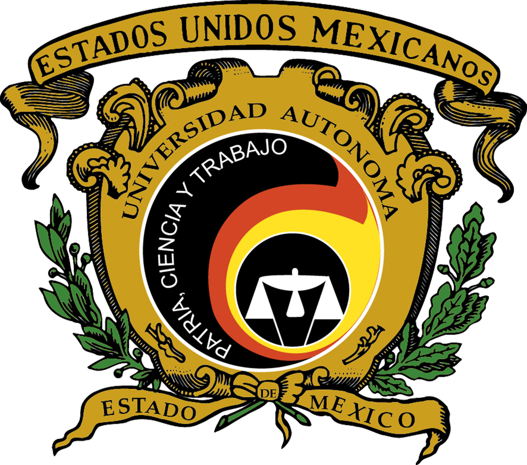 Escudo De La Facultad De Derecho - Universidad Autónoma Del Estado De México (1772x1564), Png Download